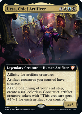 [049]【EN】■拡張アート■工匠の主任、ウルザ/Urza, Chief Artificer【BRC】[M][多色]