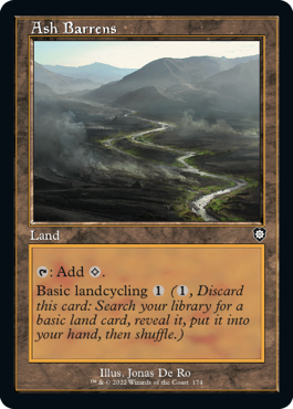 [174]【EN】■旧枠■灰のやせ地/Ash Barrens【BRC】[C][土地]
