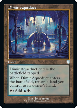 [182]【EN】■旧枠■ディミーアの水路/Dimir Aqueduct【BRC】[U][土地]