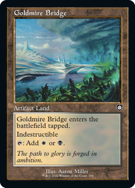 [186]【EN】■旧枠■黄金沼の橋/Goldmire Bridge【BRC】[C][土地]