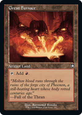 [187]【EN】■旧枠■大焼炉/Great Furnace【BRC】[C][土地]
