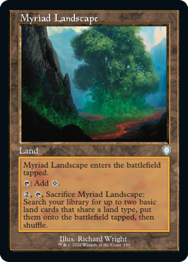 [190]【EN】■旧枠■無限地帯/Myriad Landscape【BRC】[U][土地]