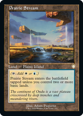 [193]【EN】■旧枠■大草原の川/Prairie Stream【BRC】[R][土地]