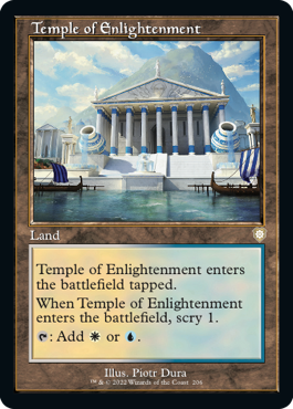[206]【EN】■旧枠■啓蒙の神殿/Temple of Enlightenment【BRC】[R][土地]