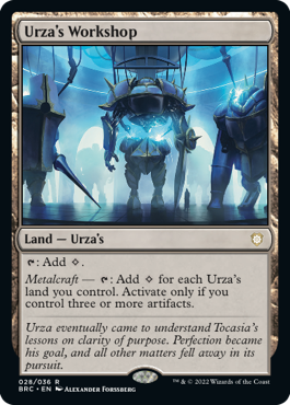 [028]【EN】ウルザの作業場/Urza's Workshop【BRC】[R][土地]