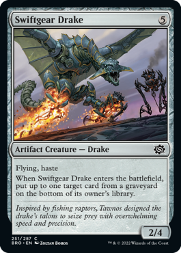 [251]【EN】速歯車のドレイク/Swiftgear Drake【BRO】[C][茶]