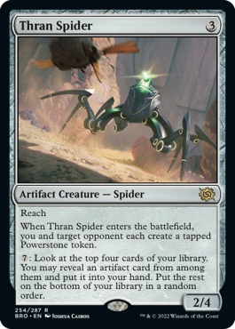 [254]【EN】スランの蜘蛛/Thran Spider【BRO】[R][茶]