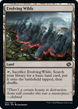 [261]【EN】進化する未開地/Evolving Wilds【BRO】[C][土地]