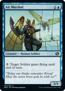 [043]【EN】【FOIL】空挺司令官/Air Marshal【BRO】[C][青]