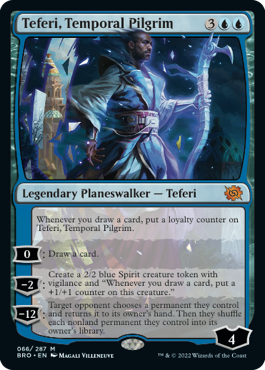 [066]【EN】【FOIL】時間の旅人、テフェリー/Teferi, Temporal Pilgrim【BRO】[M][青]
