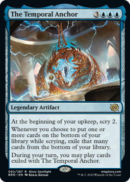 [082]【EN】【FOIL】時空錨/The Temporal Anchor【BRO】[R][青]