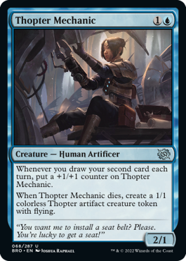 [068]【EN】【FOIL】飛行機械の整備士/Thopter Mechanic【BRO】[U][青]