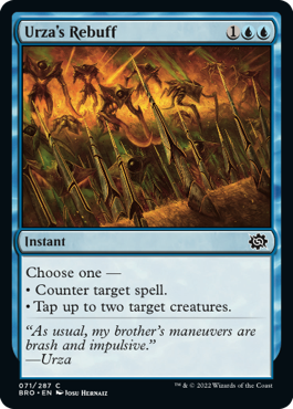 [071]【EN】【FOIL】ウルザの拒絶/Urza's Rebuff【BRO】[C][青]