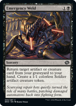 [093]【EN】【FOIL】応急溶接/Emergency Weld【BRO】[C][黒]