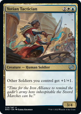 [228]【EN】【FOIL】ヨーティアの戦術家/Yotian Tactician【BRO】[U][多色]