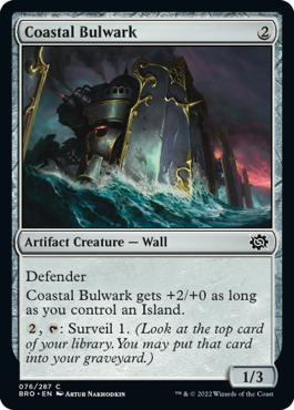 [076]【EN】【FOIL】沿岸の防壁/Coastal Bulwark【BRO】[C][茶]