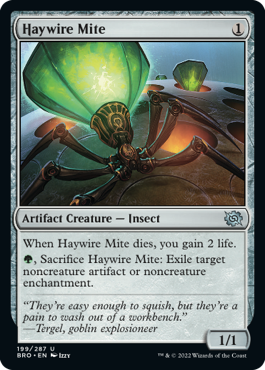 [199]【EN】【FOIL】機能不全ダニ/Haywire Mite【BRO】[U][茶]