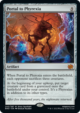 [240]【EN】【FOIL】ファイレクシアへの門/Portal to Phyrexia【BRO】[M][茶]