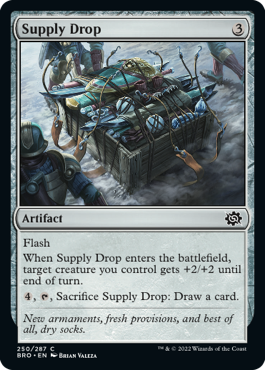 [250]【EN】【FOIL】物資投下/Supply Drop【BRO】[C][茶]
