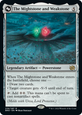 [238]【EN】【FOIL】マイトストーンとウィークストーン/The Mightstone and Weakstone【BRO】[R][茶]