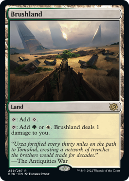 [259]【EN】【FOIL】低木林地/Brushland【BRO】[R][土地]