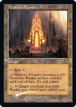 [378]【EN】【FOIL】■PROMO■ミシュラの鋳造所/Mishra's Foundry【BRO】[R][土地]
