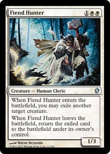 [011]【JP】悪鬼の狩人/Fiend Hunter【C13】[U][白]