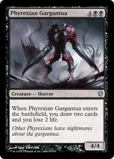 [087]【JP】ファイレクシアのガルガンチュア/Phyrexian Gargantua【C13】[U][黒]