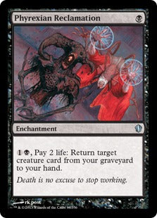 [088]【JP】ファイレクシア流再利用/Phyrexian Reclamation【C13】[U][黒]