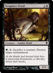 [090]【EN】泥沼のドルイド/Quagmire Druid【C13】[C][黒]