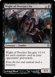 [100]【EN】第６管区のワイト/Wight of Precinct Six【C13】[U][黒]