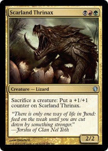 [216]【EN】傷跡の地のトリナクス/Scarland Thrinax【C13】[U][多色]