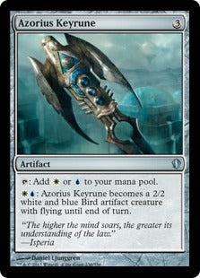 [236]【EN】アゾリウスの魔鍵/Azorius Keyrune【C13】[U][茶]