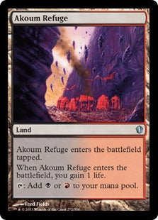 [272]【EN】アクームの隠れ家/Akoum Refuge【C13】[U][土地]