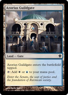 [275]【JP】アゾリウスのギルド門/Azorius Guildgate【C13】[C][土地]