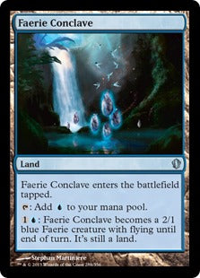 [288]【EN】フェアリーの集会場/Faerie Conclave【C13】[U][土地]