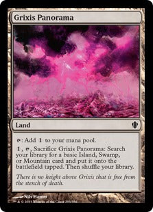 [293]【JP】グリクシスの全景/Grixis Panorama【C13】[C][土地]
