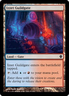 [297]【JP】イゼットのギルド門/Izzet Guildgate【C13】[C][土地]