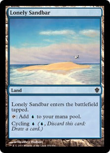 [305]【EN】孤立した砂州/Lonely Sandbar【C13】[C][土地]