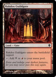 [314]【JP】ラクドスのギルド門/Rakdos Guildgate【C13】[C][土地]