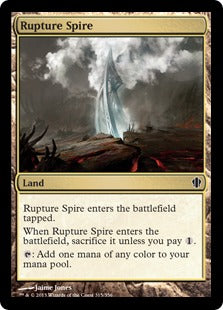 [315]【JP】断ち割る尖塔/Rupture Spire【C13】[C][土地]