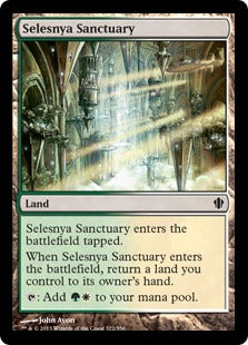 [322]【EN】セレズニアの聖域/Selesnya Sanctuary【C13】[C][土地]
