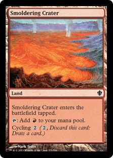 [325]【EN】薄煙の火口/Smoldering Crater【C13】[C][土地]
