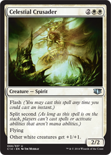 [068]【JP】天界の十字軍/Celestial Crusader【C14】[U][白]