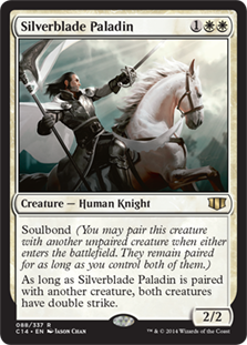 [088]【EN】銀刃の聖騎士/Silverblade Paladin【C14】[R][白]