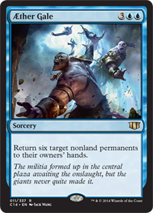 [011]【JP】霊気の突風/AEther Gale【C14】[R][青]