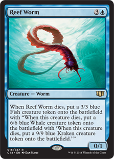 [016]【EN】浅瀬蟲/Reef Worm【C14】[R][青]