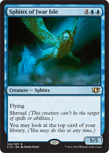 [126]【JP】ジュワー島のスフィンクス/Sphinx of Jwar Isle【C14】[R][青]