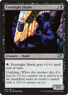 [144]【EN】常夜の影/Evernight Shade【C14】[U][黒]