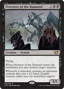 [028]【JP】忌むべき者の監視者/Overseer of the Damned【C14】[R][黒]
